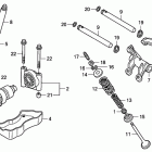 TRX680FA Распределительный вал и клапана
