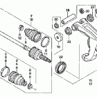 TRX680FA Привод колес , задний