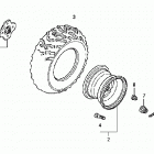 TRX420FE Заднее колесо