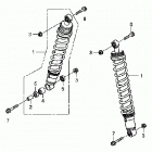 TRX700XX Передние аммортизаторы