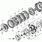 TRX250TM Сцепление