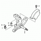 TRX250X Кулак поворотный