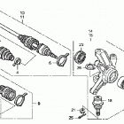 TRX500FPM Кулак поворотный