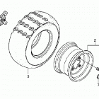 TRX700XX Заднее колесо
