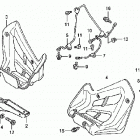 TRX450R Подножки