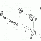 TRX680FA Вал и вилки  коробки передач