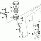 TRX680FA Задний тормозной цилиндр