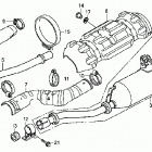TRX500FPM Глушитель