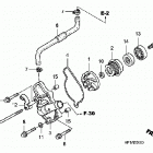 TRX450R Водяной насос
