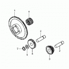 TRX250TM Шестерни стартера