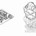 TRX420FE Комплекты прокладок A