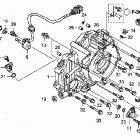 TRX420FE Крышка картера задняя