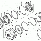 TRX680FA Сцепление (2-3)