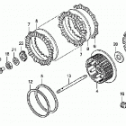 TRX450R Сцепление