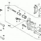 TRX680FA Передний тормозной суппорт