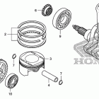 TRX700XX Коленчатый вал и поршень
