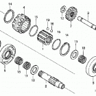 TRX680FA Задняя передача