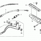 TRX500FA Педали -подножки