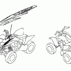 TRX250X Наклейки