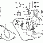 TRX680FA Handle levers@switches   @cables