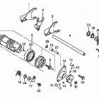 TRX300X Вилка переключения передач