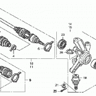 TRX500FA Кулак поворотный