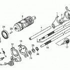 TRX500FPM Вилка переключения передач