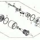 TRX250TE Starter motor ('08)