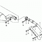 TRX300X Глушитель