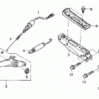 TRX680FA Подножки-педали