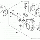 TRX420FE Передний тормозной суппорт