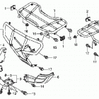 TRX500FA Багажник