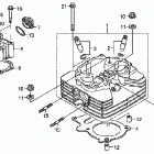 TRX250X Головка цилиндра