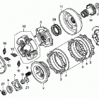 TRX420FE Сцепление