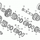 TRX500FA Трансмиссия