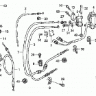 TRX450R Рычаги ,переключатели ,троса