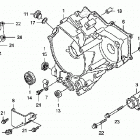 TRX250X Крышка картера задняя