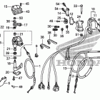TRX300X Рычаги & переключатели & тросы