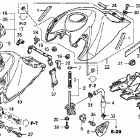 TRX450R Топливный бак