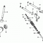 TRX250TM Распредвал -клапана
