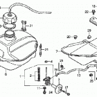 TRX250TM Топливный бак
