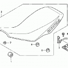 TRX450R Сидение