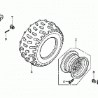 TRX250TM Заднее колесо