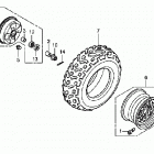 TRX250TM Переднее колесо