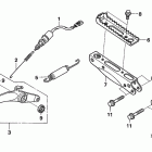 TRX680FA Подножки и педали