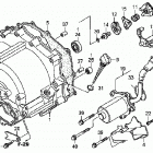 TRX250TE Front crankcase cover (trx250te)