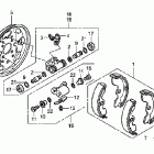 TRX250TM Передний тормоз
