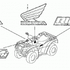 TRX680FA Наклейки