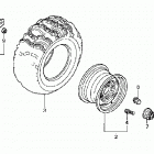 TRX680FA Заднее колесо