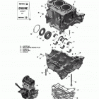 Rave (4-Stroke) 01- Engine Block - 600 ACE